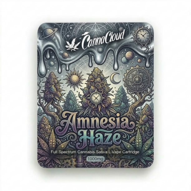 1000mg Full Spectrum Cannabis Sativa L Vape Cartridge Contains THC - Amnesia Haze in UK