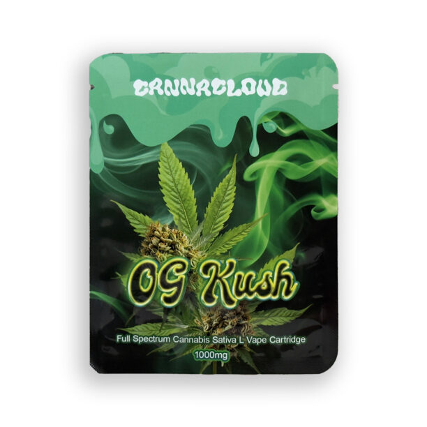 1000mg Full Sprectrum Cannabis Sativa L Vape Cartridge Contains THC - OG Kush in UK